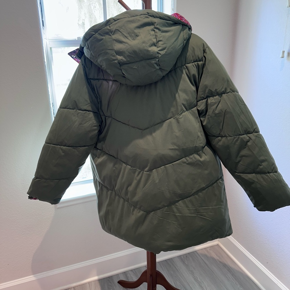 SALE TODAY …Michael Kors Emerald Hooded Puffer Coat with faux fur hood - Picture 6 of 6